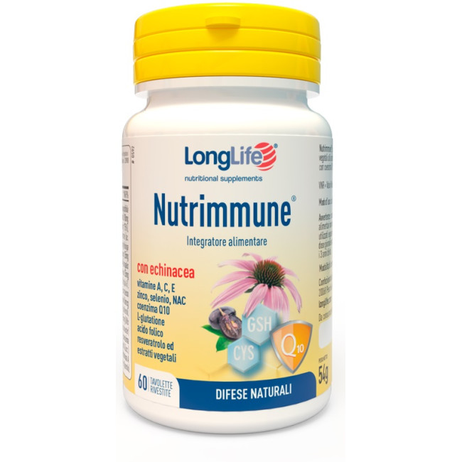 LONGLIFE NUTRIMMUNE 60 TAVOLETTE LONGLIFE NUTRIMMUNE 60 TAVOLETTE