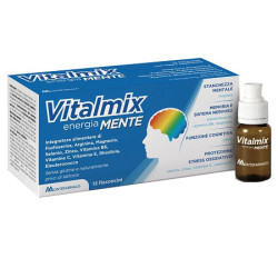 Confezione da 12 flaconi di Vitalmix mente per aumentare concentrazione e funzione cognitiva