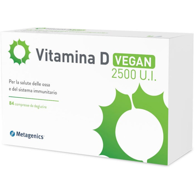 Metagenics vitamina d 2500 ui vegan 84 compresse Metagenics vitamina d 2500 ui vegan 84 compresse