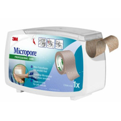 CEROTTO IN CARTA MICROPORE SURGICAL TAPE TAN M5X25MM DISPENSER