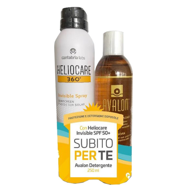 HELIOCARE INVISIBLE SPRAY 50+ 200 ML + C/AVALON 250 ML HELIOCARE INVISIBLE SPRAY 50+ 200 ML + C/AVALON 250 ML