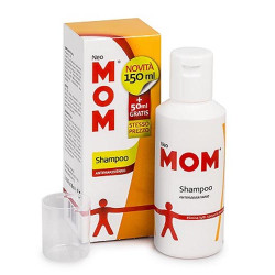 2 confezioni da 150 Ml di Neo MOM shampoo anti pidocchi e lendini.