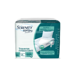 SERENITY TRAVERSA SD SENSITIVE SUPER 60X90 CM 15 PEZZI