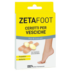 ZETAFOOT CEROTTO IDROCOLLOIDALE VESCICHE 8 PEZZI