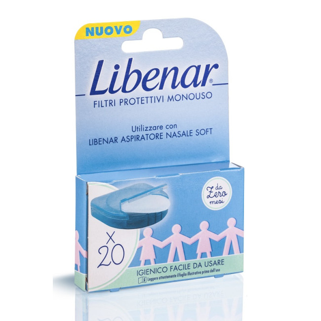 LIBENAR ASPIRATORE NASALE SOFT FILTRI 20 PEZZI LIBENAR ASPIRATORE NASALE SOFT FILTRI 20 PEZZI