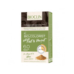 BIOCLIN BIO COLOR FAST&PERFECTION 6,0 BIONDO SCURO CREMA COLORANTE 60 ML + RIVELATORE IN CREMA 60 ML + BIO COLOR SHAMPOO 10 ML +