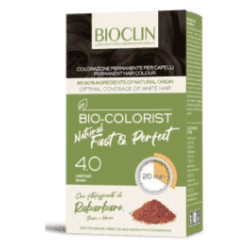 BIOCLIN BIO COLOR FAST&PERFECTION 4,0 CASTANO CREMA COLORANTE 60 ML + RIVELATORE IN CREMA 60 ML + BIO COLOR SHAMPOO 10 ML + BIO 