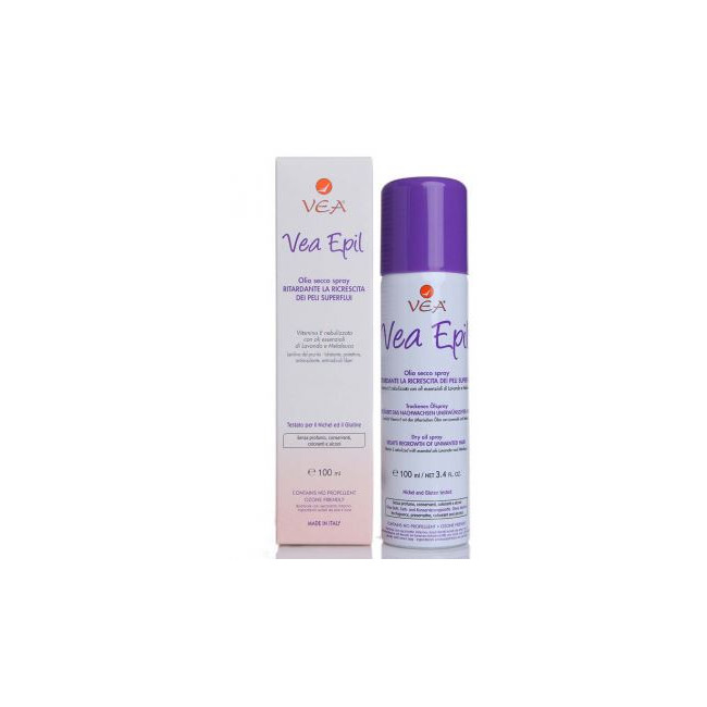 Vea Epil Olio Secco Spray Ritardante La Crescita Dei Peli Superflui 100ml Vea Epil Olio Secco Spray Ritardante La Crescita Dei Peli Superflui 100ml