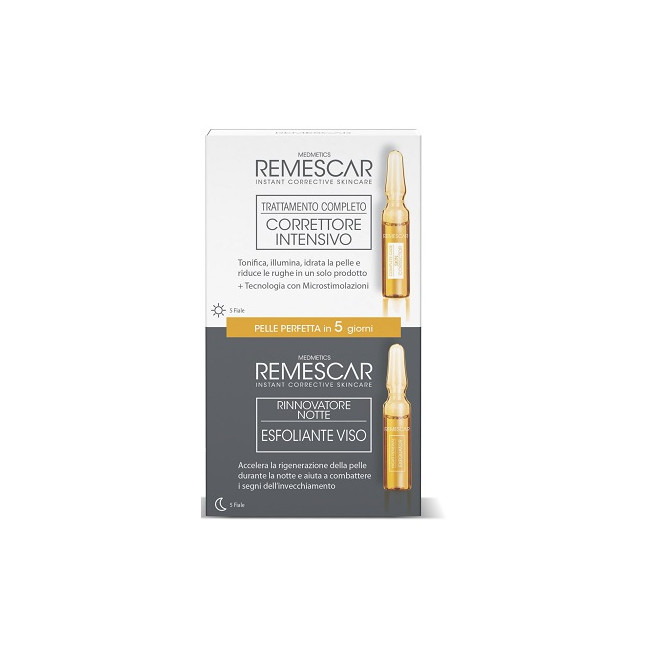 REMESCAR PELLE PERFETTA IN 5 GIORNI 10 FIALE X 2 ML REMESCAR PELLE PERFETTA IN 5 GIORNI 10 FIALE X 2 ML