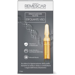 REMESCAR RINNOVATORE NOTTE ESFOLIANTE VISO 5 FIALE X 2 ML