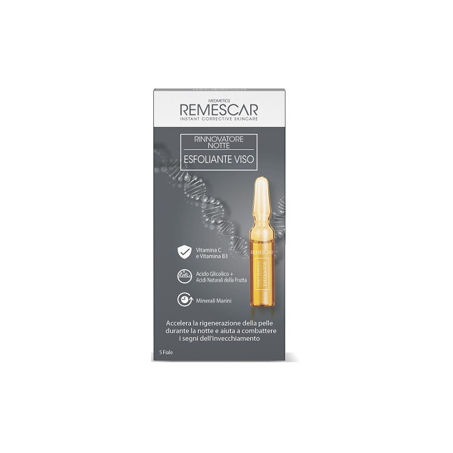 REMESCAR RINNOVATORE NOTTE ESFOLIANTE VISO 5 FIALE X 2 ML REMESCAR RINNOVATORE NOTTE ESFOLIANTE VISO 5 FIALE X 2 ML