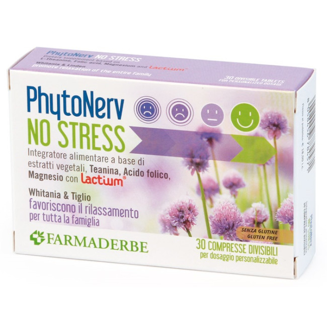 PHYTONERV NO STRESS 30 COMPRESSE PHYTONERV NO STRESS 30 COMPRESSE