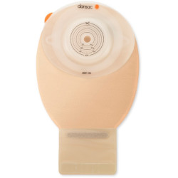 DANSAC NOVALIFE TRE 1 SACCA APERTA OPACA CONVEX MIDI PER ILEOSTOMIA CON FINESTRA RITAGLIABILE 15-37 MM 350 ML 10 PEZZI
