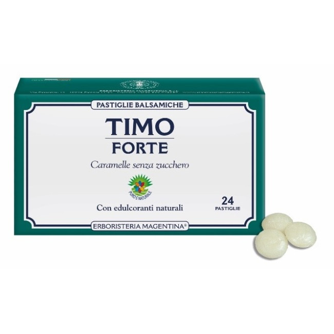 TIMO FORTE PASTIGLIE BALSAMICHE 24 PEZZI TIMO FORTE PASTIGLIE BALSAMICHE 24 PEZZI
