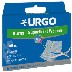 URGO GARZA FERITE/USTIONI 5 X 5 CM 6 PEZZI