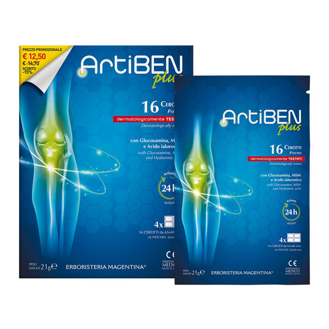 ARTIBEN PLUS CEROTTO 16 PEZZI ARTIBEN PLUS CEROTTO 16 PEZZI