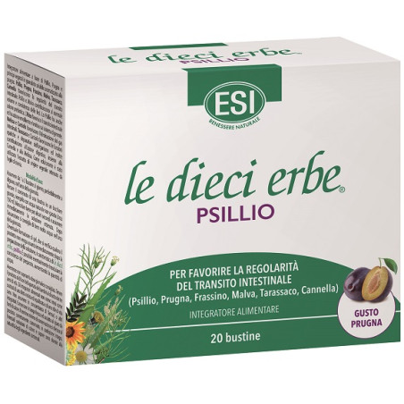 ESI LE DIECI ERBE PSILLIO 20 BUSTINE 5,6 G (scadenza 03/2024)***