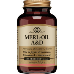 MERL OIL A&D 100 PERLE SOFTGEL