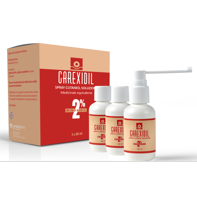 CAREXIDIL*3FL SOLUZ CUT 60ML2% CAREXIDIL*3FL SOLUZ CUT 60ML2%