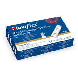 TEST ANTIGENICO RAPIDO COVID-19 FLOWFLEX AUTODIAGNOSTICO DETERMINAZIONE QUALITATIVA ANTIGENI SARS-COV-2 IN TAMPONI NASALI MEDIAN