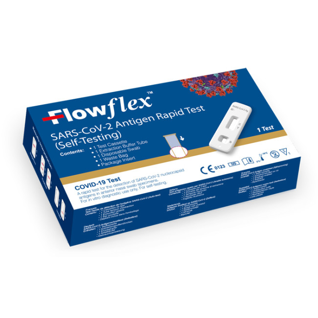 TEST ANTIGENICO RAPIDO COVID-19 FLOWFLEX AUTODIAGNOSTICO DETERMINAZIONE QUALITATIVA ANTIGENI SARS-COV-2 IN TAMPONI NASALI MEDIAN TEST ANTIGENICO RAPIDO COVID-19 FLOWFLEX AUTODIAGNOSTICO DETERMINAZIONE QUALITATIVA ANTIGENI SARS-COV-2 IN TAMPONI NASALI MEDIAN