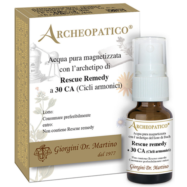 ARCHEOPATICO ACQUA PURA MAGNETIZZATA CON ARCHETIPO RESCUE REMEDY A 30 CICLI ARMONICI 10 ML ARCHEOPATICO ACQUA PURA MAGNETIZZATA CON ARCHETIPO RESCUE REMEDY A 30 CICLI ARMONICI 10 ML