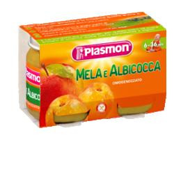 PLASMON OMOGENEIZZATO MELA ALBICOCCA 2 X 104 G