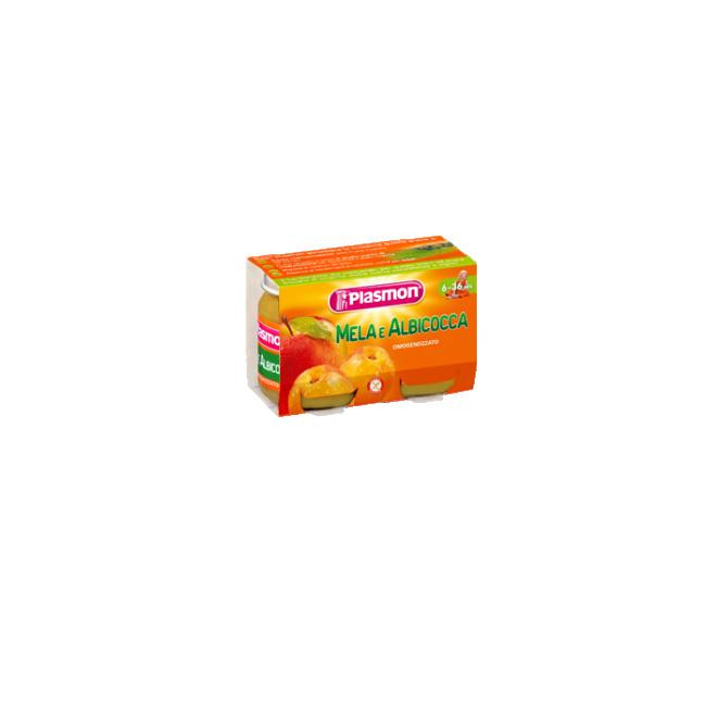 PLASMON OMOGENEIZZATO MELA ALBICOCCA 2 X 104 G PLASMON OMOGENEIZZATO MELA ALBICOCCA 2 X 104 G