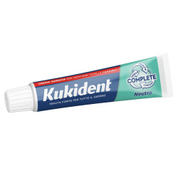 Kukident Complete Crema adesiva per dentiere Aroma Neutro 65 g