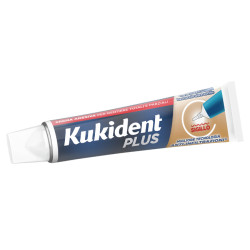 Kukident Plus Barriera Anti-Cibo Crema adesiva per dentiere sapore neutro 40 g