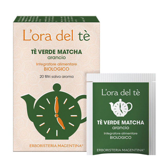 TE' VERDE MATCHA/ARANCIO BIO 20 FILTRI 30 G TE' VERDE MATCHA/ARANCIO BIO 20 FILTRI 30 G