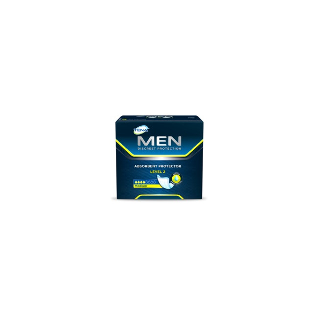 PANNOLONE SAGOMATO MASCHILE TENA MEN LIVELLO 2 20 PEZZI PANNOLONE SAGOMATO MASCHILE TENA MEN LIVELLO 2 20 PEZZI