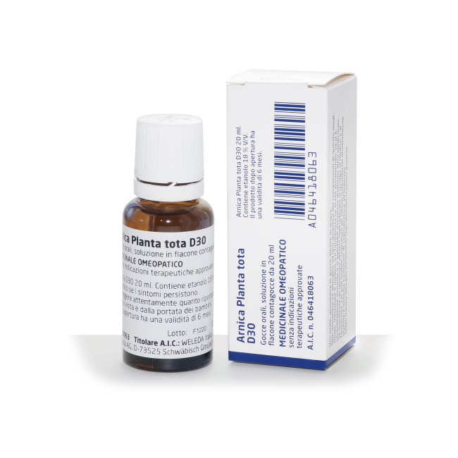 ARNICA PLANTA TOTA*D30 GTT20ML ARNICA PLANTA TOTA*D30 GTT20ML