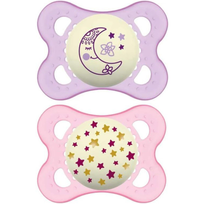 MAM NIGHT SUCCHIETTO 2-6 MESI SILICONE DOPPIO FEMMINA MAM NIGHT SUCCHIETTO 2-6 MESI SILICONE DOPPIO FEMMINA