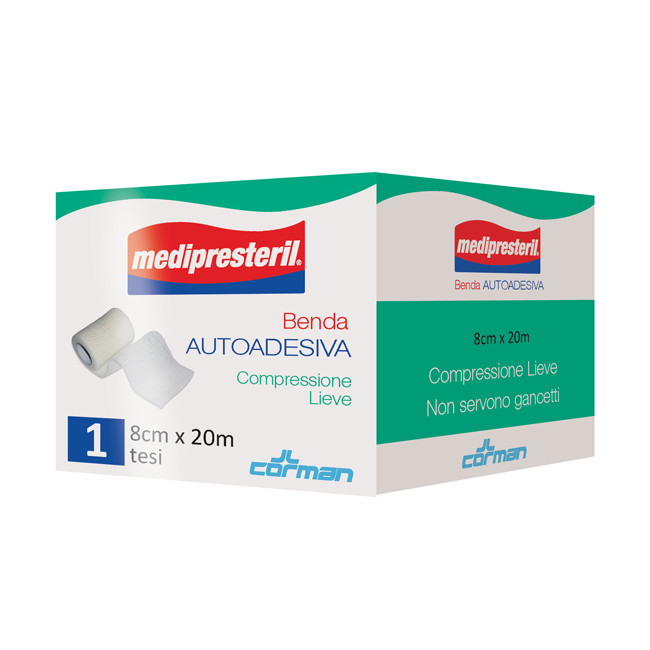 MEDIPRESTERIL BENDA AUTOADESIVA 8X2000 CM 1 PEZZO MEDIPRESTERIL BENDA AUTOADESIVA 8X2000 CM 1 PEZZO