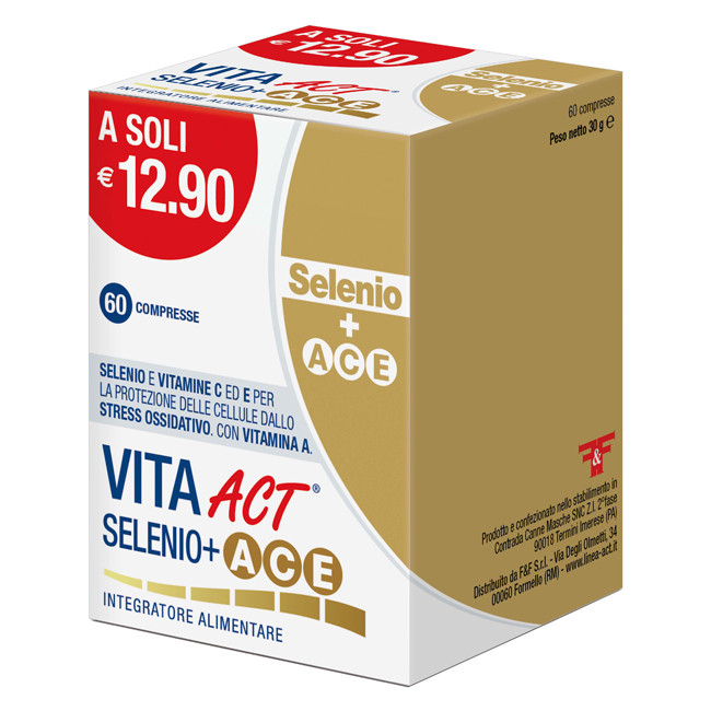 VITA ACT SELENIO+ACE 60 COMPRESSE VITA ACT SELENIO+ACE 60 COMPRESSE