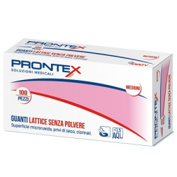 PRONTEX GUANTO IN LATTICE SENZA POLVERE PICCOLO 100 PEZZI