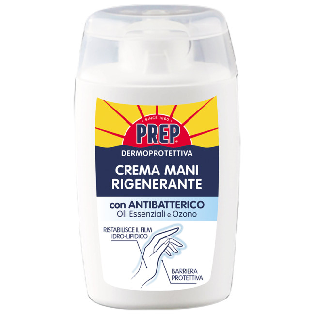 PREP CREMA MANI RIGENERANTE CON ANTIBATTERICO 100 ML PREP CREMA MANI RIGENERANTE CON ANTIBATTERICO 100 ML