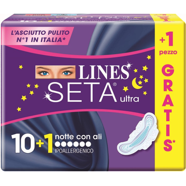 LINES SETA ULTRA NOTTE 10+1 GRATIS LINES SETA ULTRA NOTTE 10+1 GRATIS