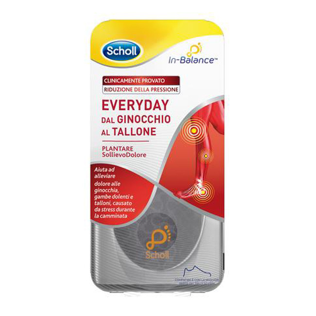 PLANTARE SOLLIEVO DOLORE DA GINOCCHIO A TALLONE SCHOLL IN BALANCE EVERYDAY L PLANTARE SOLLIEVO DOLORE DA GINOCCHIO A TALLONE SCHOLL IN BALANCE EVERYDAY L