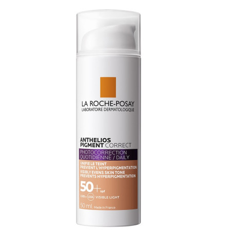 LA ROCHE POSAY ANTHELIOS PIGMENT CORRECT SPF50+ 50 ML MEDIUM LA ROCHE POSAY ANTHELIOS PIGMENT CORRECT SPF50+ 50 ML MEDIUM