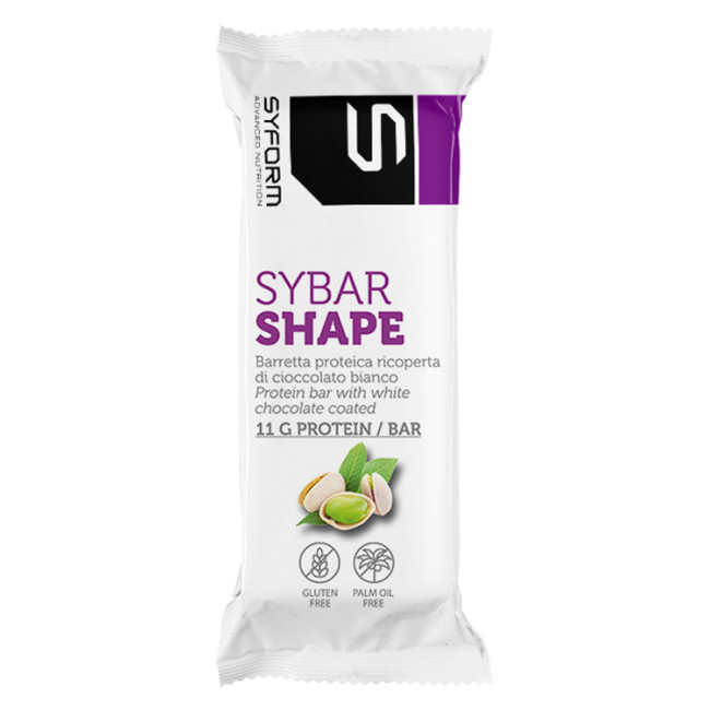 SYBAR SHAPE BARRETTA PISTACCHIO 40 G SYBAR SHAPE BARRETTA PISTACCHIO 40 G