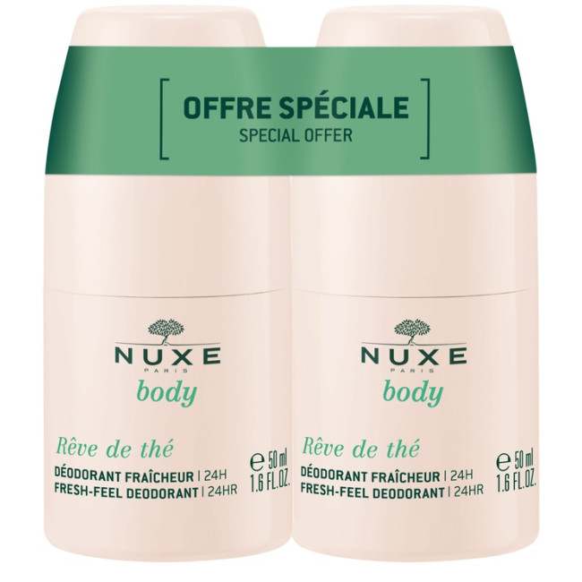 NUXE FRESH FEEL DEODORANT 24H DUO 2 X 50 ML NUXE FRESH FEEL DEODORANT 24H DUO 2 X 50 ML