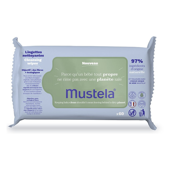 MUSTELA SALVIETTE DETERGENTI 60 PEZZI MUSTELA SALVIETTE DETERGENTI 60 PEZZI