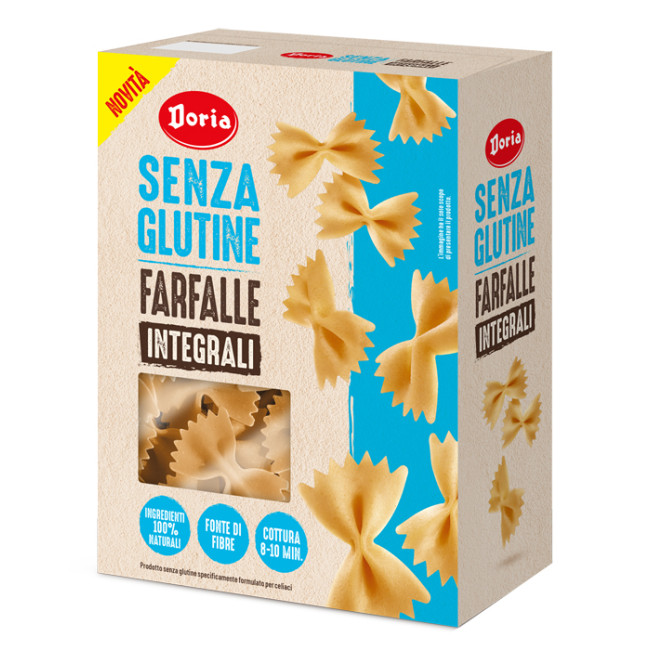DORIA FARFALLE INTEGRALI 400 G DORIA FARFALLE INTEGRALI 400 G