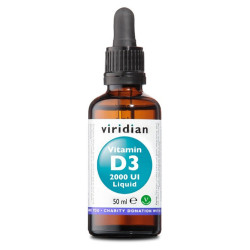 VIRIDIAN VITAMIN D3 2000UI LIQUID 50 ML