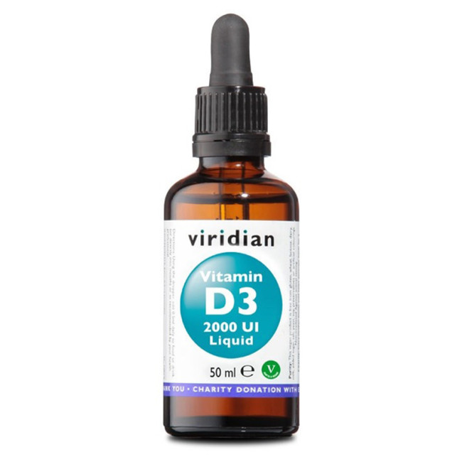 VIRIDIAN VITAMIN D3 2000UI LIQUID 50 ML VIRIDIAN VITAMIN D3 2000UI LIQUID 50 ML