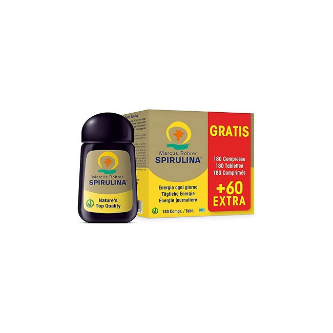 SPIRULINA MARCUS ROHRER 180 COMPRESSE + OF SPIRULINA MARCUS ROHRER 180 COMPRESSE + OF
