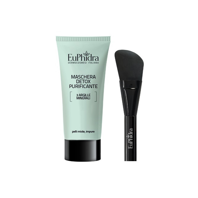EUPHIDRA MASCH DETOX PURIFICANTE CON PENNELLO EUPHIDRA MASCH DETOX PURIFICANTE CON PENNELLO