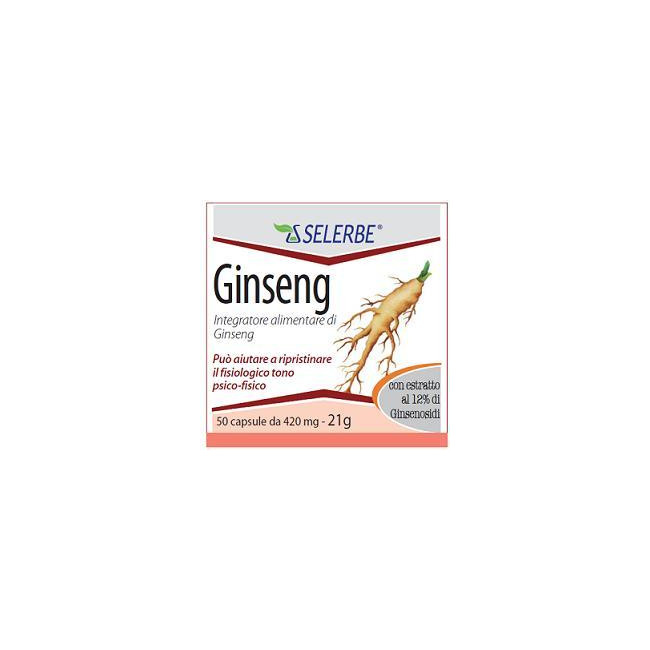GINSENG ESTRATTO SECCO TITOLATO 50 CAPSULE